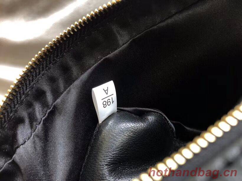 miu miu Matelasse Nappa Leather Shoulder Bag 5BH539A black