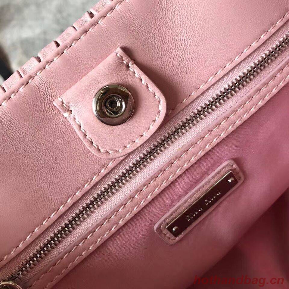 miu miu Matelasse Nappa Leather shoulder bag 5BA067 pink