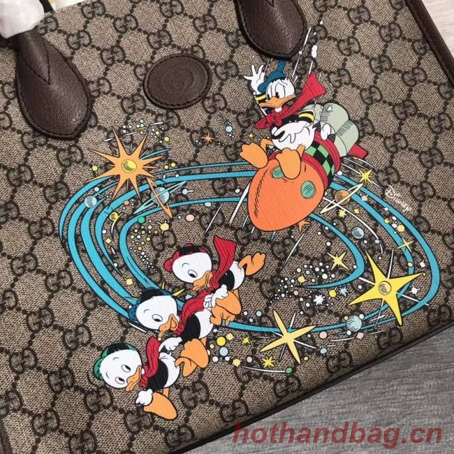 Gucci Disney x Gucci Donald Duck tote bag 648134 brown