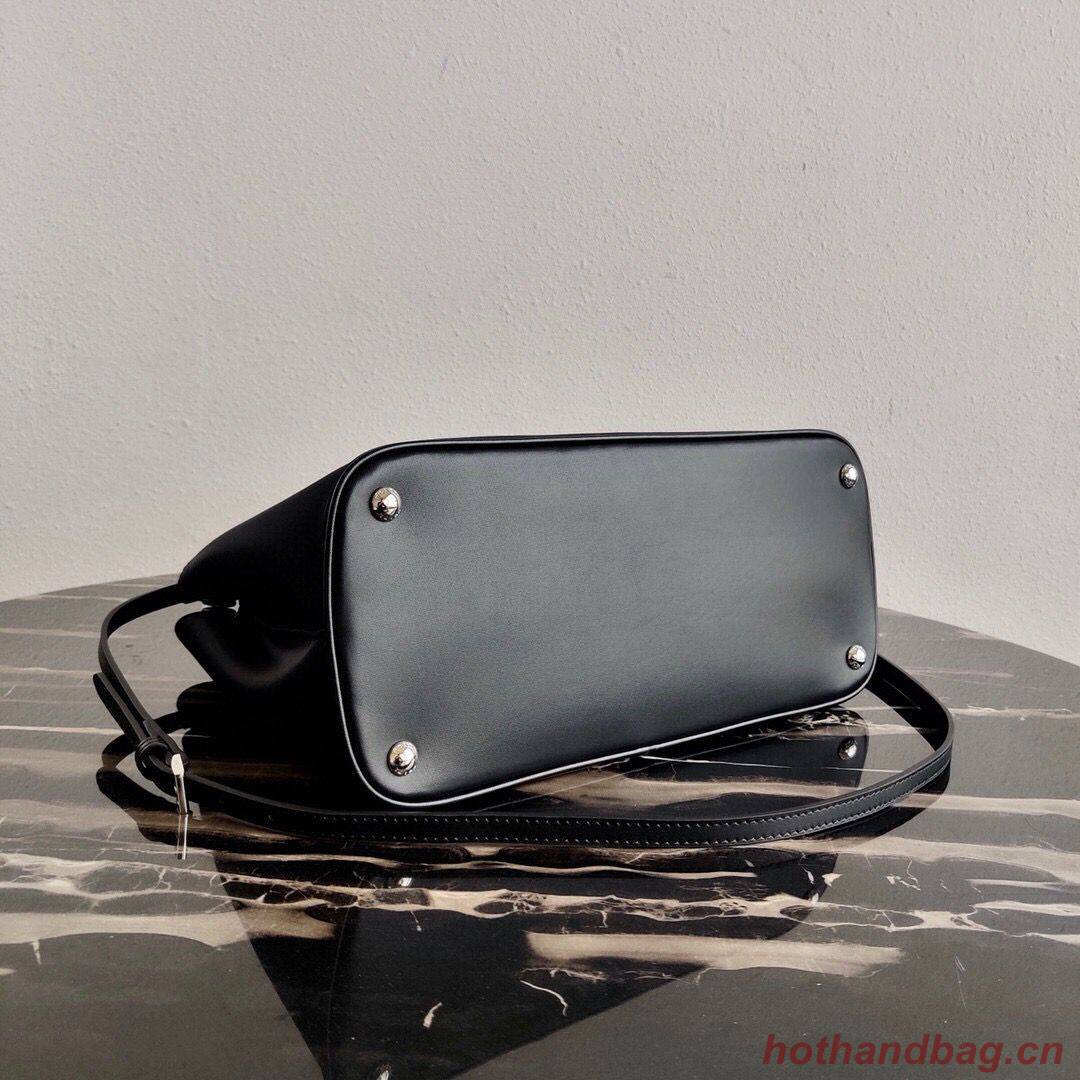 Prada Nylon Top Handbag 1BG775 Black