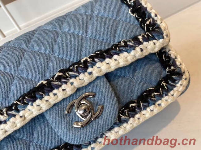 Chanel classic handbag Tweed & silver-Tone Metal A01116-3