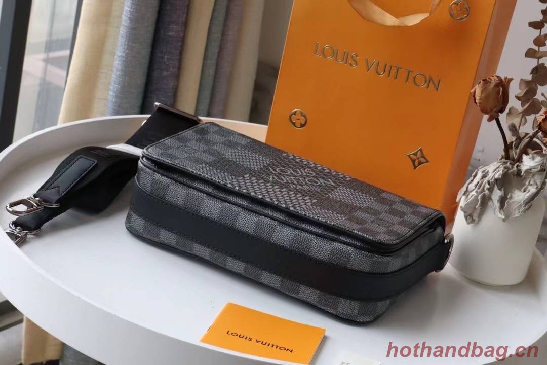 Louis Vuitton Original STUDIO MESSENGER N50013 black