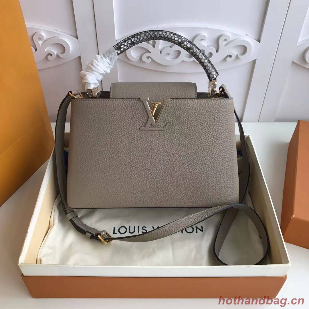 Louis Vuitton CAPUCINES PM M52386 grey