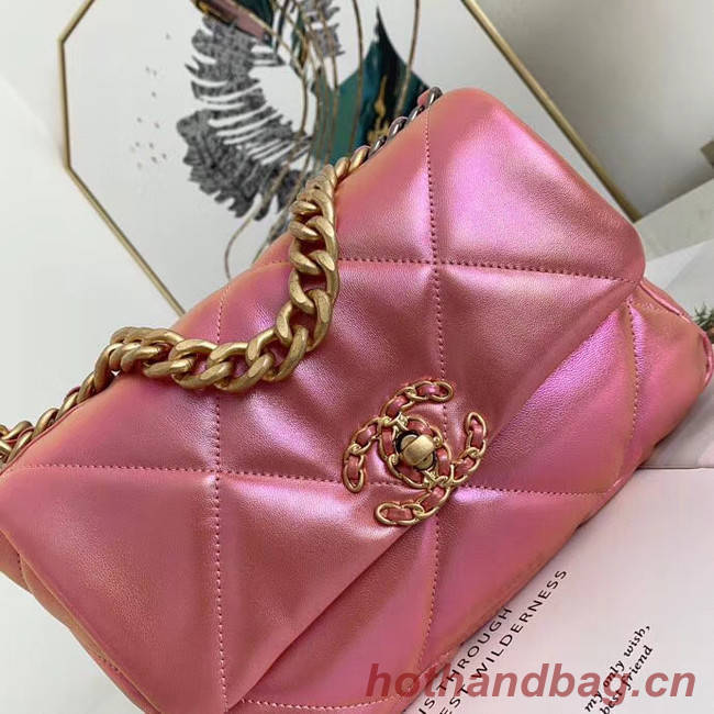 Chanel 19 flap bag AS1160 Pink