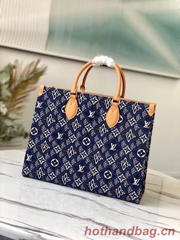 Louis Vuitton SINCE 1854 Onthego medium tote bag M57396 blue