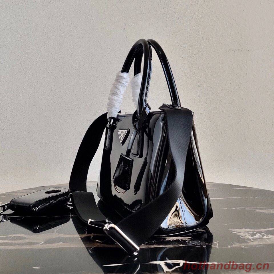 Prada Galleria brushed leather bag 1BA896 black
