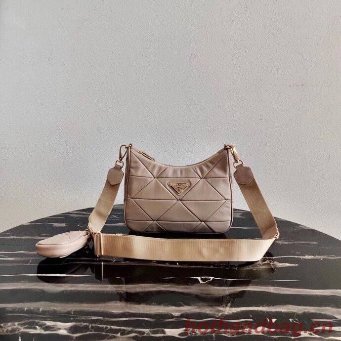 Prada Gaufre nappa leather shoulder bag 1BC151A Biscuits Prada Gaufre nappa leather shoulder bag 1BC151A Biscuits