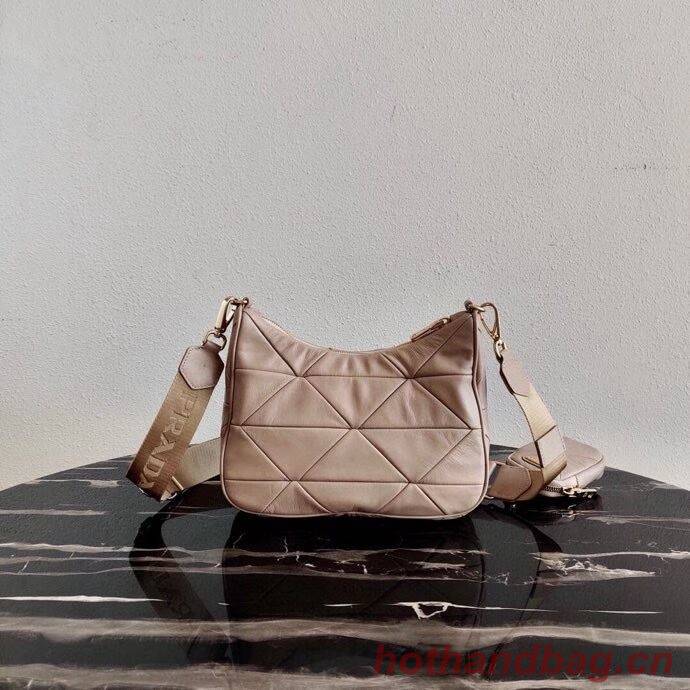 Prada Gaufre nappa leather shoulder bag 1BC151A Biscuits Prada Gaufre nappa leather shoulder bag 1BC151A Biscuits
