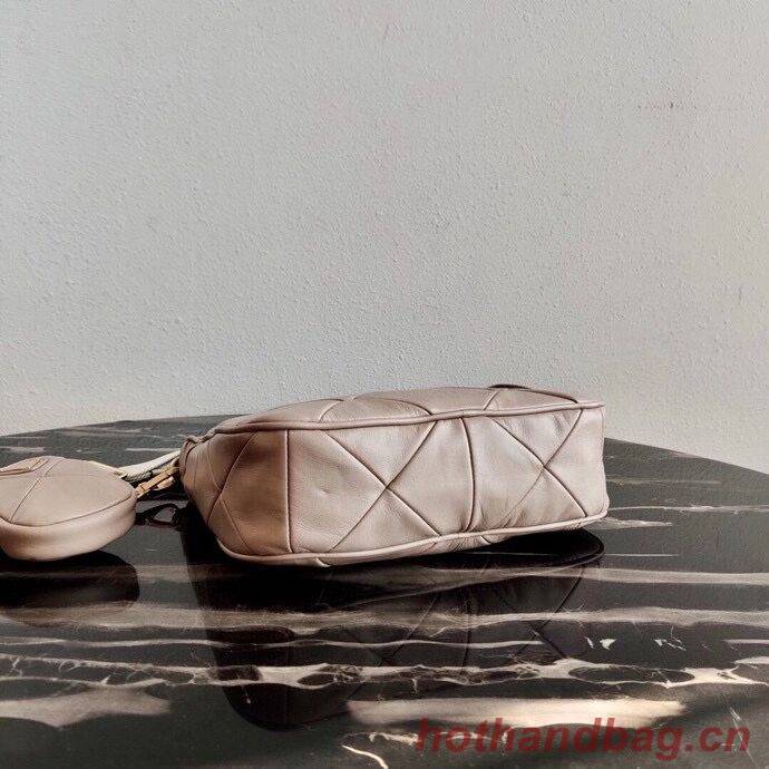 Prada Gaufre nappa leather shoulder bag 1BC151A Biscuits Prada Gaufre nappa leather shoulder bag 1BC151A Biscuits