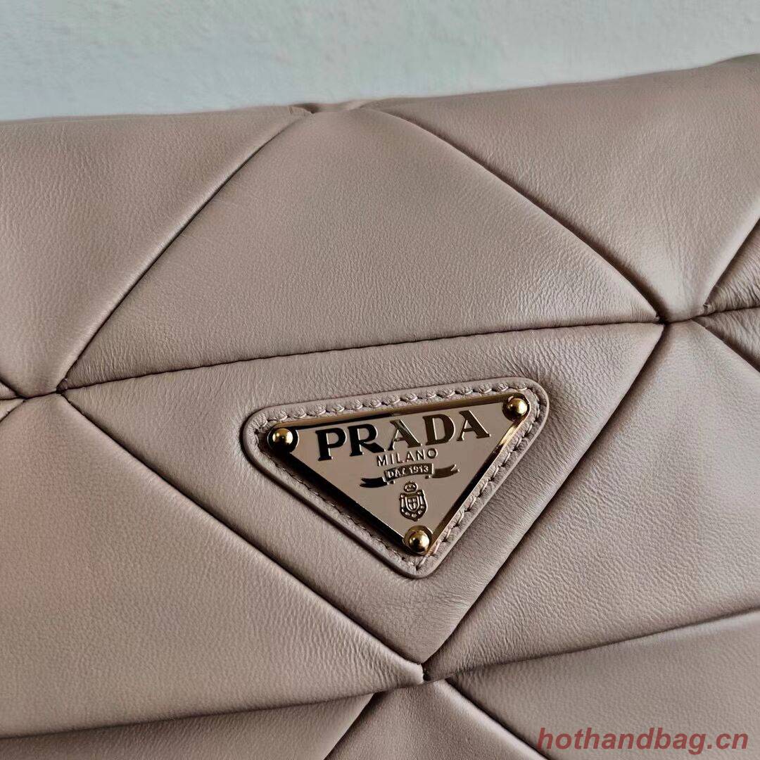 Prada Gaufre nappa leather shoulder bag 1BD292A Biscuits Prada Gaufre nappa leather shoulder bag 1BD292A Biscuits