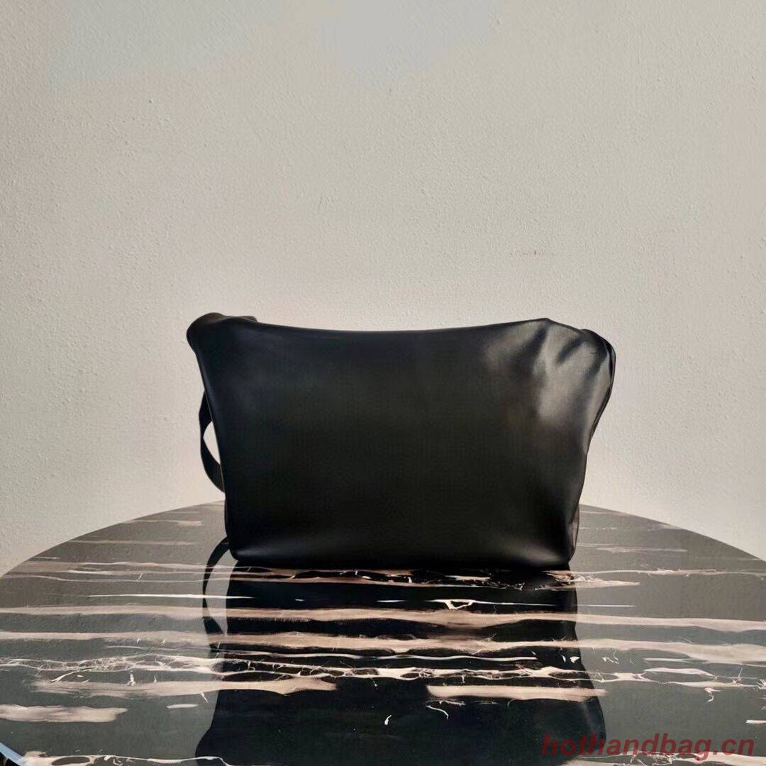 Prada Leather shoulder bag 2VH125 black Prada Leather shoulder bag 2VH125 black