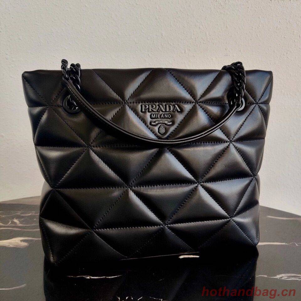 Prada Nappa Leather Prada Spectrum Tote 1BG298 black Prada Nappa Leather Prada Spectrum Tote 1BG298 black