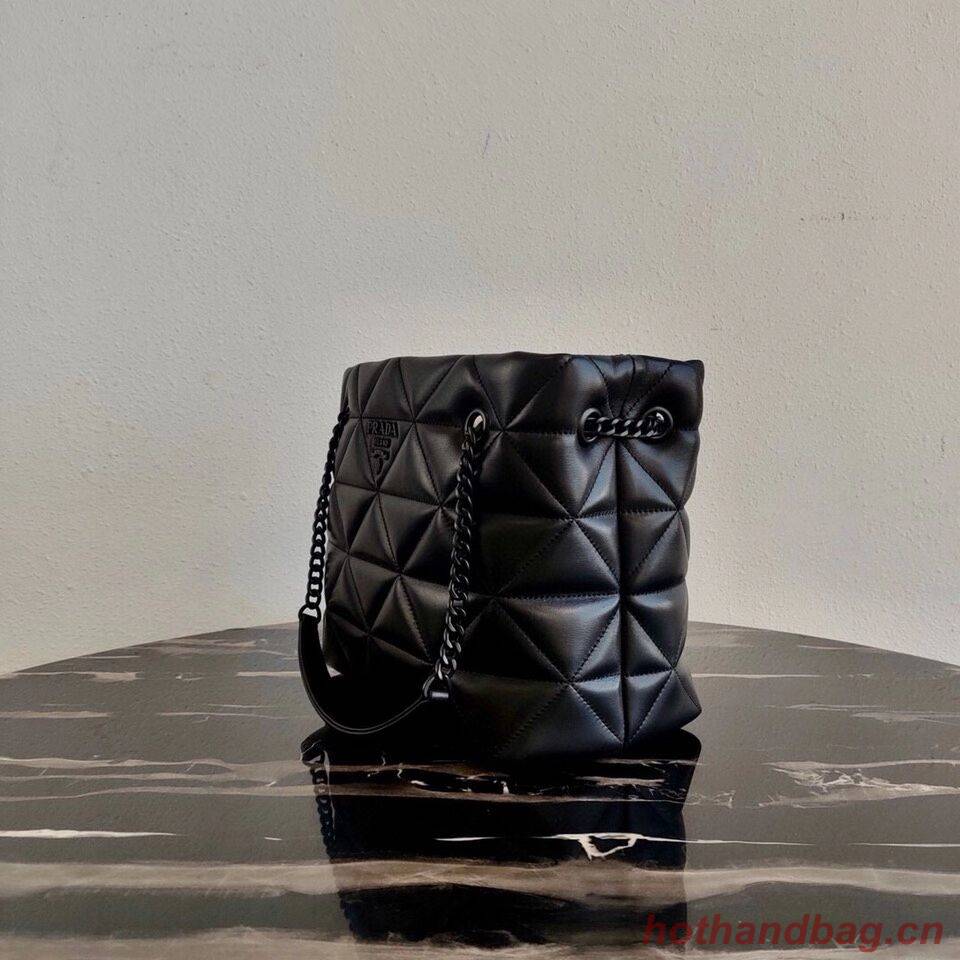 Prada Nappa Leather Prada Spectrum Tote 1BG298 black Prada Nappa Leather Prada Spectrum Tote 1BG298 black