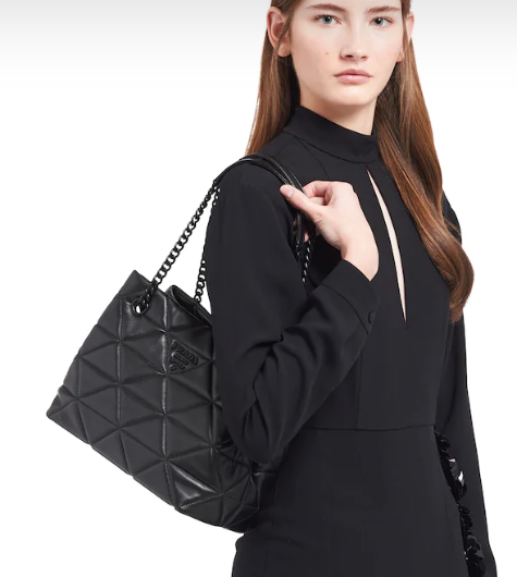 Prada Nappa Leather Prada Spectrum Tote 1BG298 black Prada Nappa Leather Prada Spectrum Tote 1BG298 black