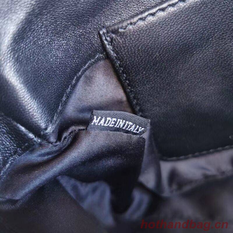miu miu Matelasse Nappa Leather Shoulder Bag 5BT164 black