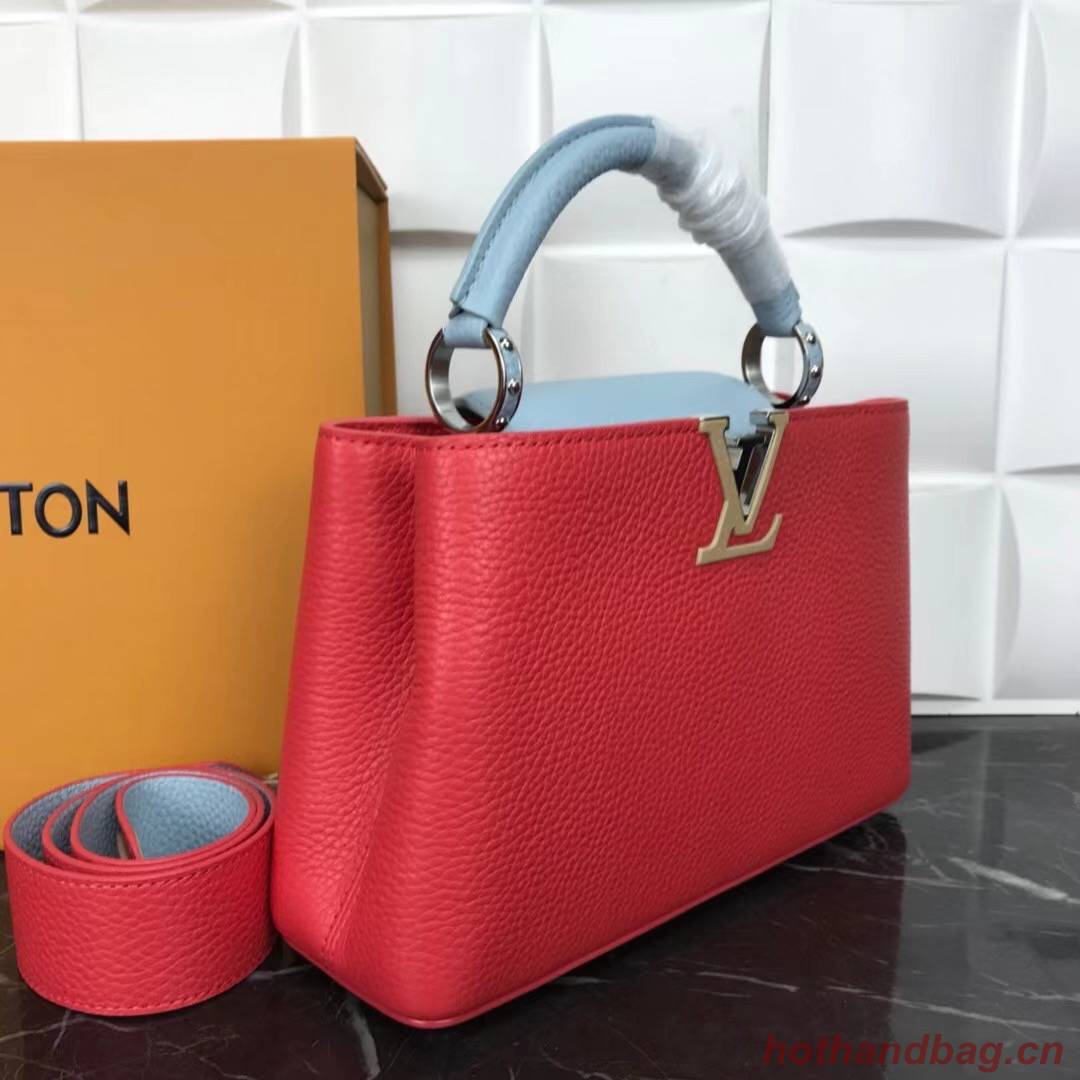 Louis Vuitton CAPUCINES PM M57519 red&blue
