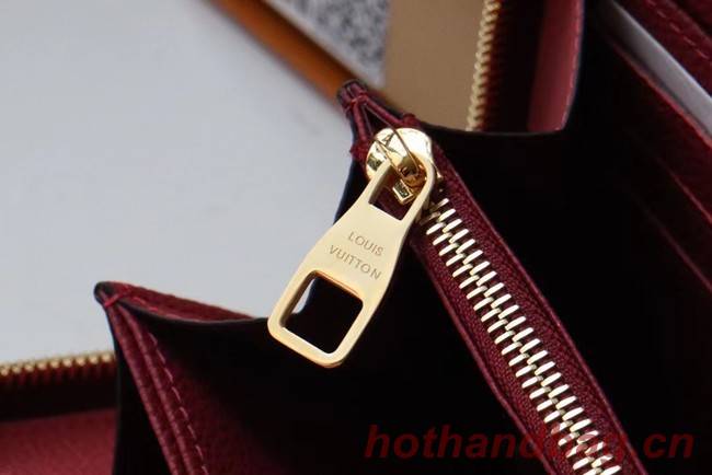 Louis Vuitton Original Monogram Empreinte Wallet M60571 Wine