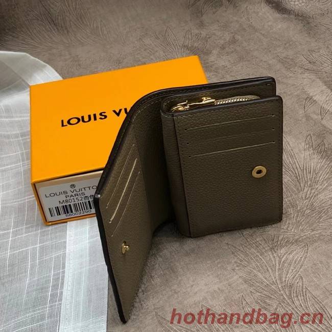 Louis Vuitton Original Monogram Empreinte CLEA WALLET M80152 Tourterelle Beige