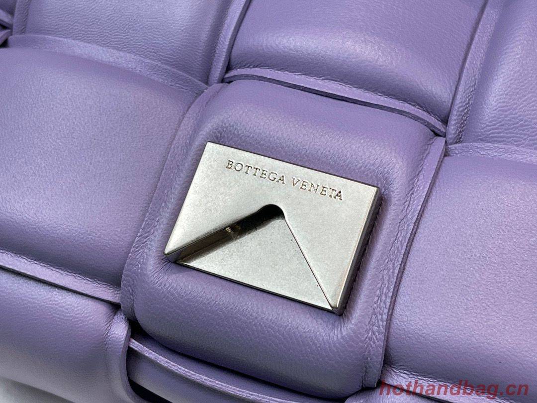 Bottega Veneta THE CHAIN CASSETTE Expedited Delivery 631421 purple & Hardware Silver finish