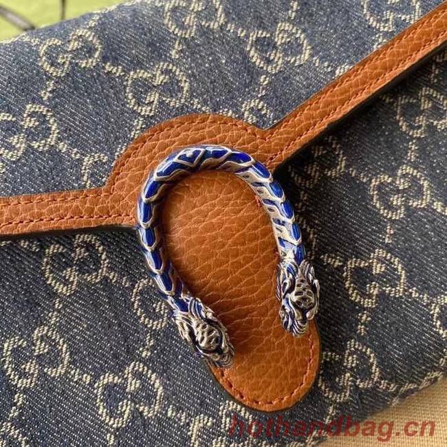 Gucci Dionysus mini chain bag 401231 Dark blue