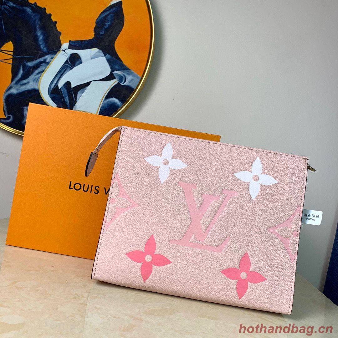 Louis Vuitton POCHETTE VOYAGE MM M80504 Pink & Saffron