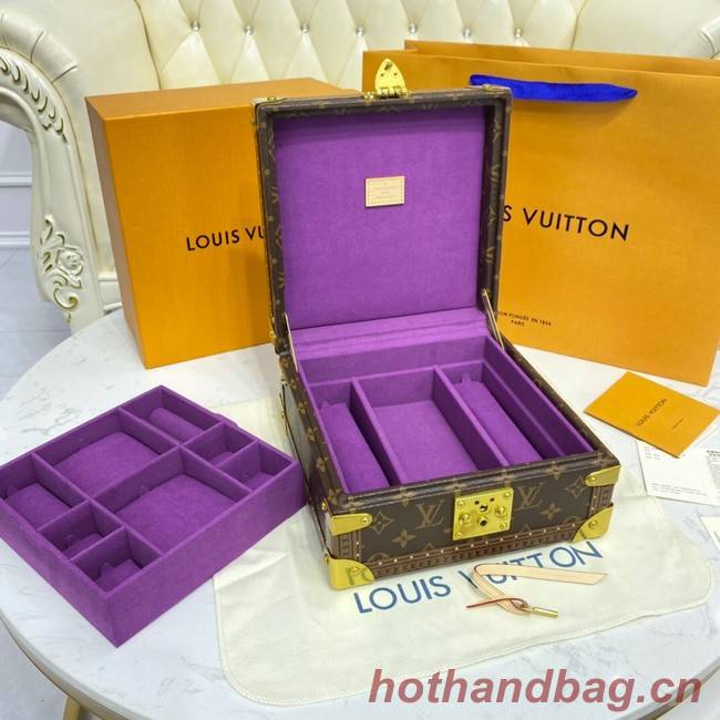 Louis Vuitton NICE JEWELRY CASE M47120 purple