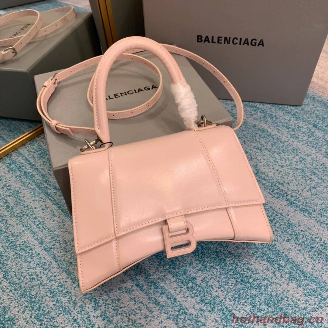 Balenciaga HOURGLASS SMALL TOP HANDLE BAG B108895-1 PINK