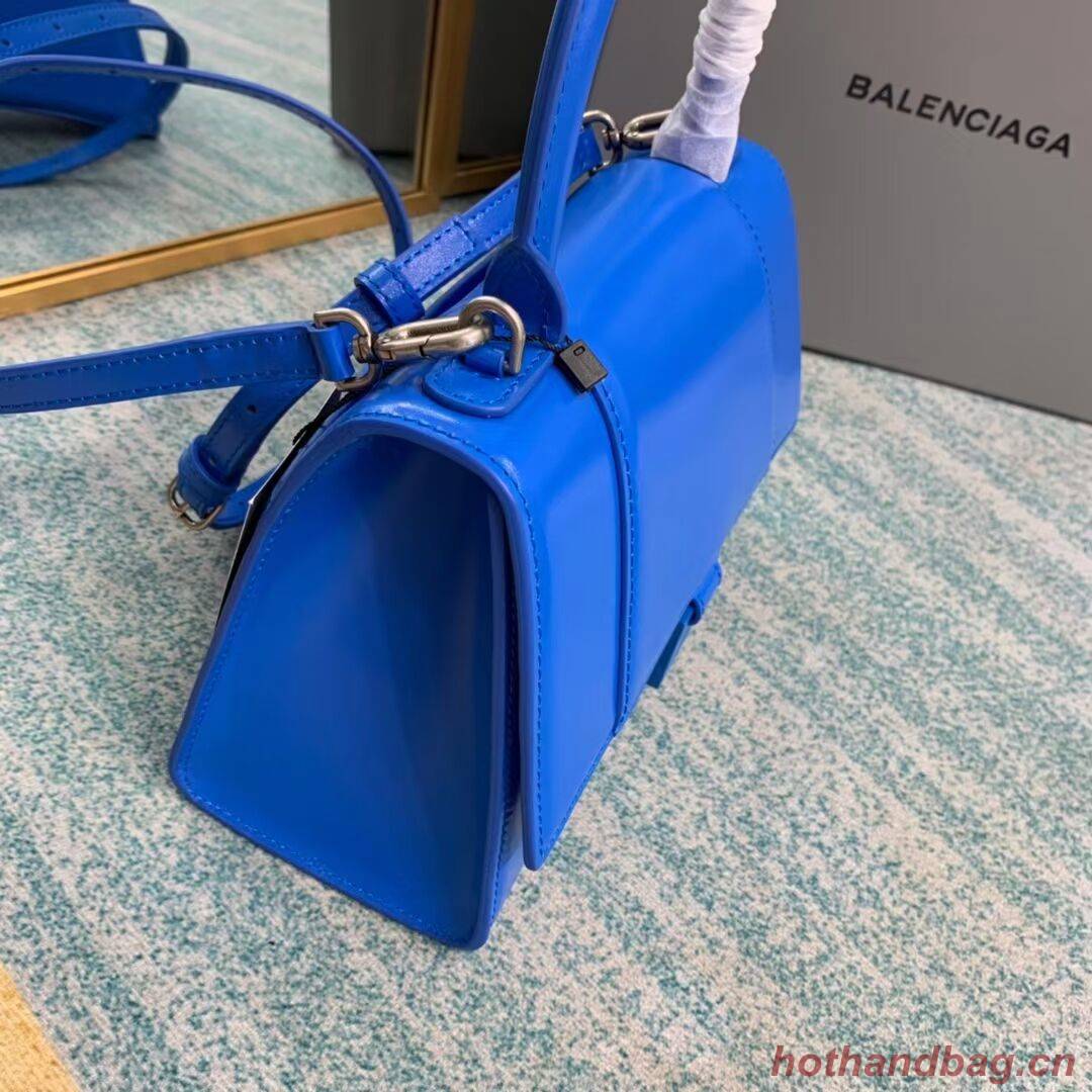 Balenciaga HOURGLASS SMALL TOP HANDLE BAG B108895-1 blue