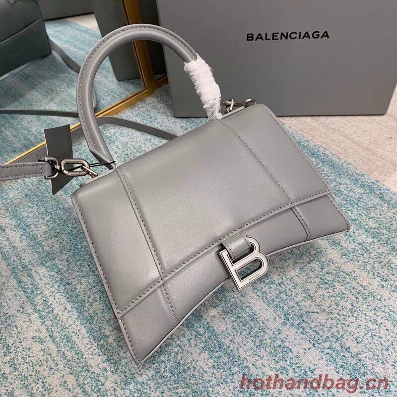 Balenciaga HOURGLASS SMALL TOP HANDLE BAG B108895-1 grey 