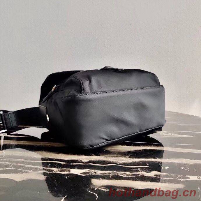 Prada Re-Nylon and Saffiano leather shoulder bag BD8993 black Prada Re-Nylon and Saffiano leather shoulder bag BD8993 black