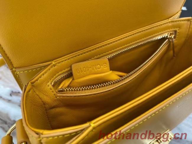 Celine TEEN TRIOMPHE BAG IN SHINY CALFSKIN MINERAL 188423 yellow