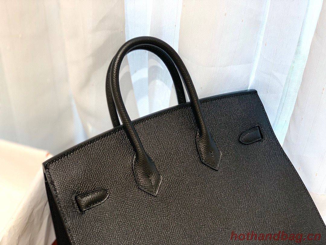 Hermes Birkin 25CM Epsom Bag Original Leather H25E Black
