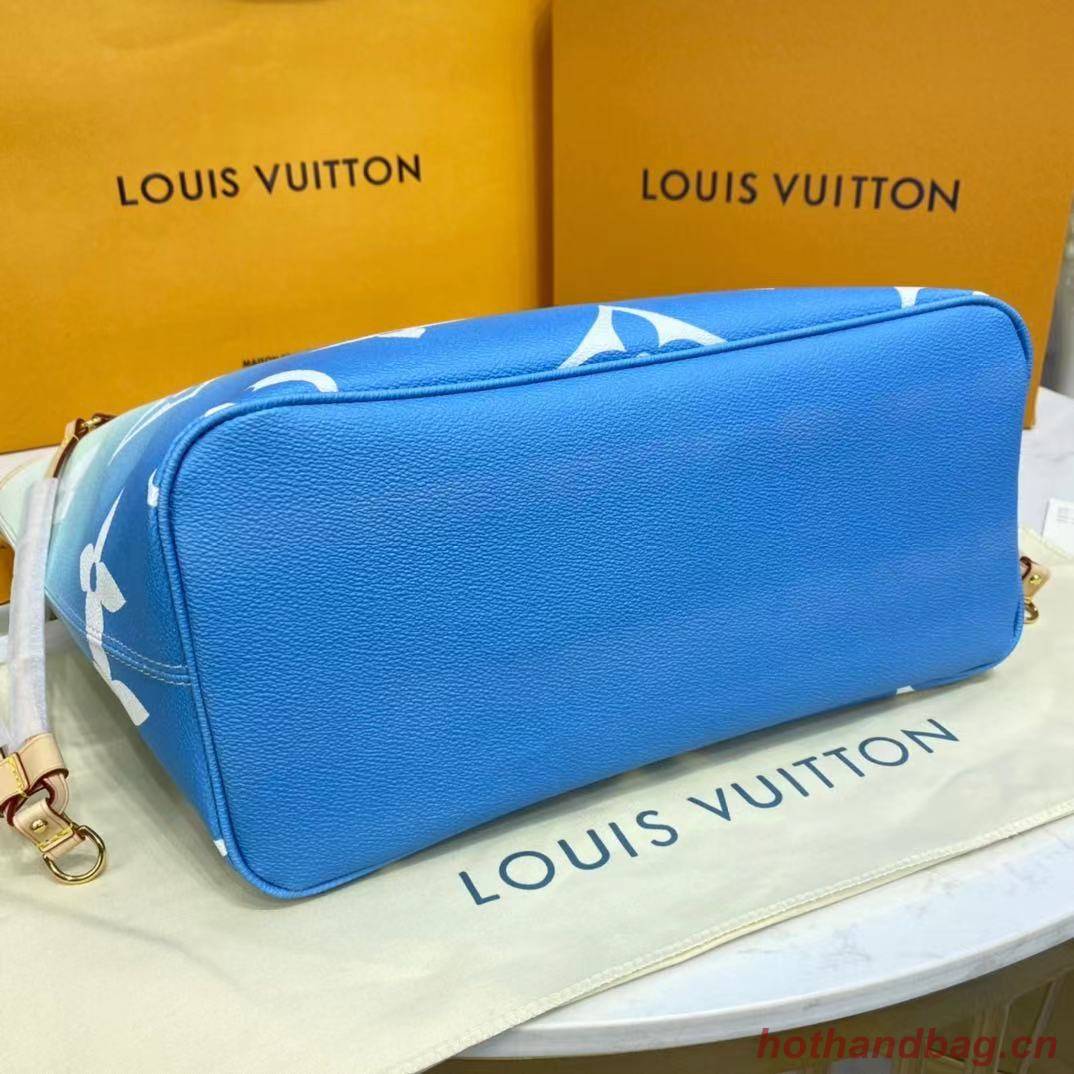 Louis Vuitton NEVERFULL MM M45678 blue
