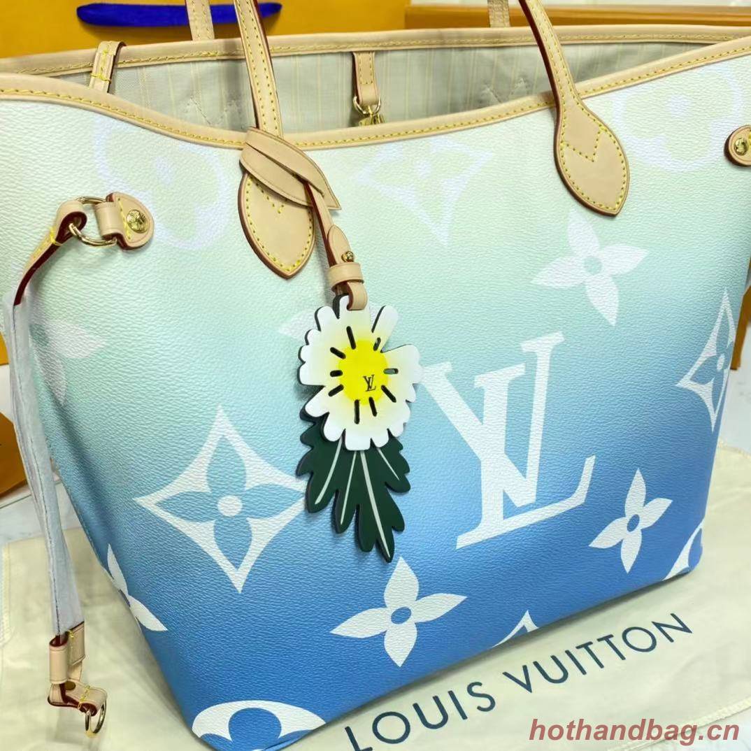 Louis Vuitton NEVERFULL MM M45678 blue