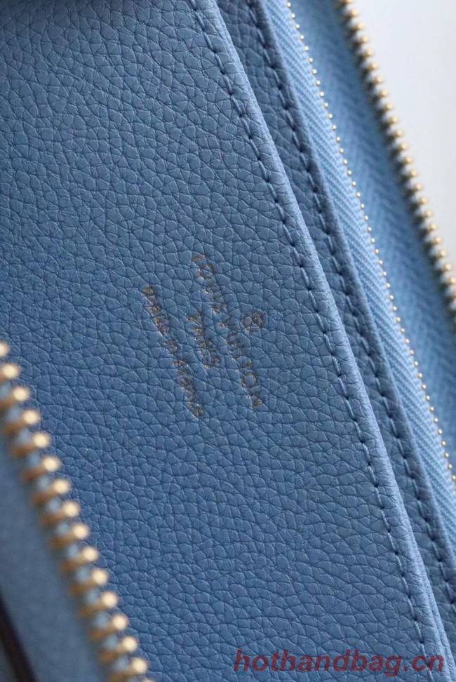 Louis Vuitton ZIPPY WALLET M80403 blue