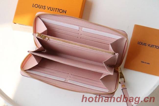 Louis Vuitton ZIPPY WALLET M80403 pink