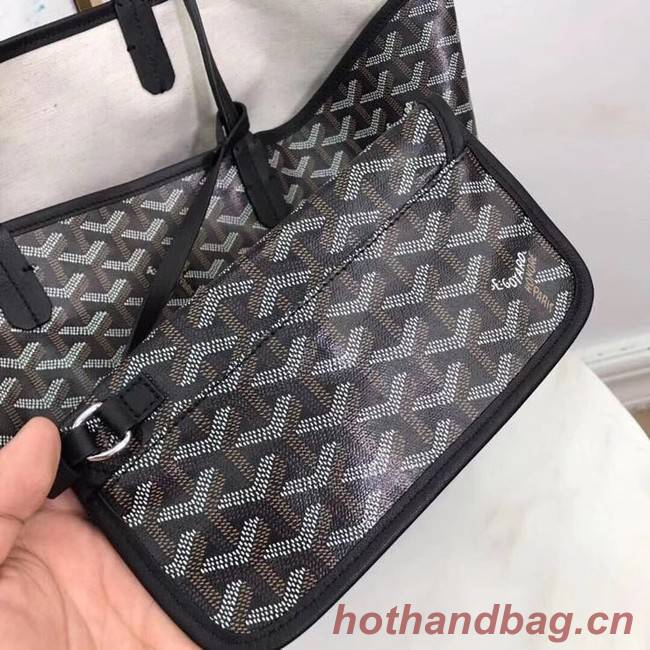 Goyard Calfskin Leather Tote Bag 20207 black