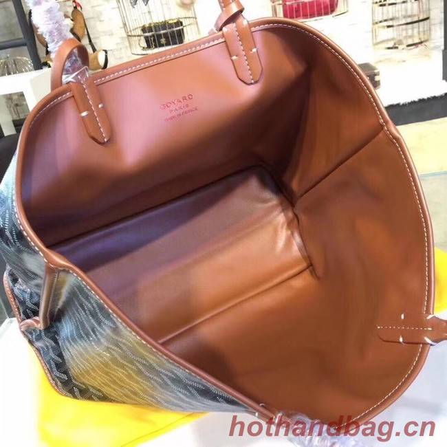Goyard Calfskin Leather Tote Bag 20208 royal blue&brown