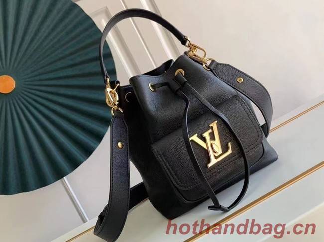 Louis Vuitton LOCKME BUCKET M57687 black
