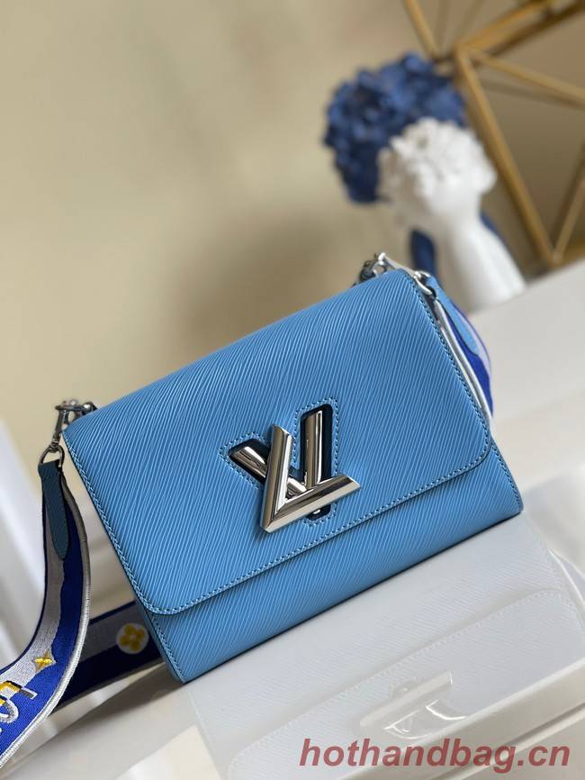 Louis Vuitton TWIST MM M57505 Bleuet Blue