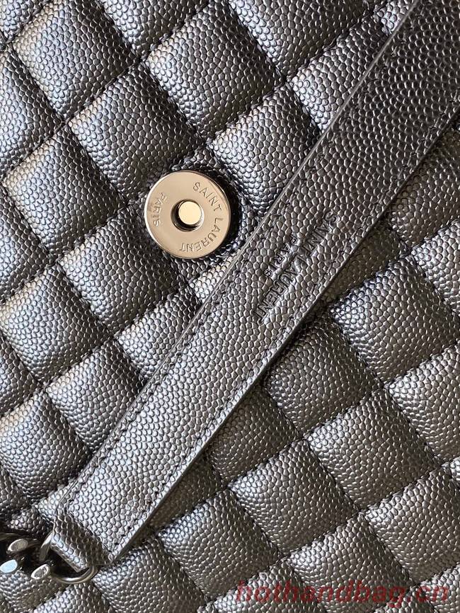 Yves Saint Laurent Calfskin Leather 487206 black