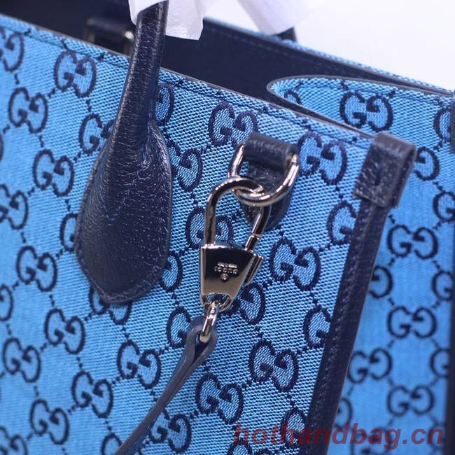 Gucci GG small tote bag 659983 blue