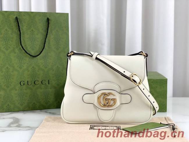 Gucci Small messenger bag with Double G 648934 white