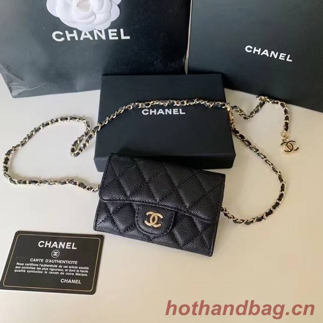 Chanel Original Grained Calfskin Pocket 81081 black