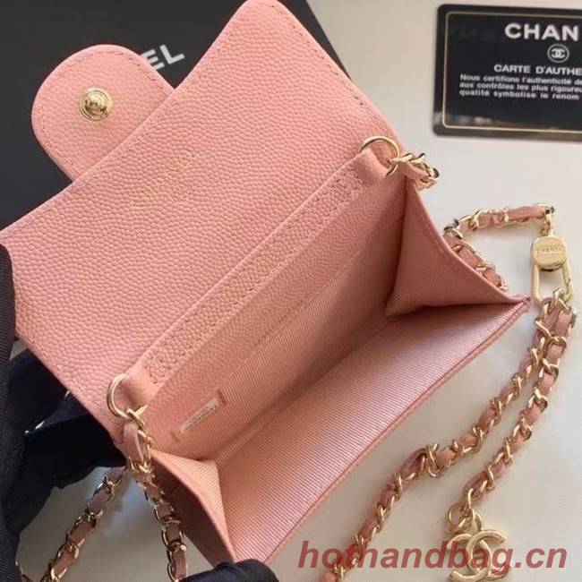 Chanel Original Grained Calfskin Pocket 81081 pink