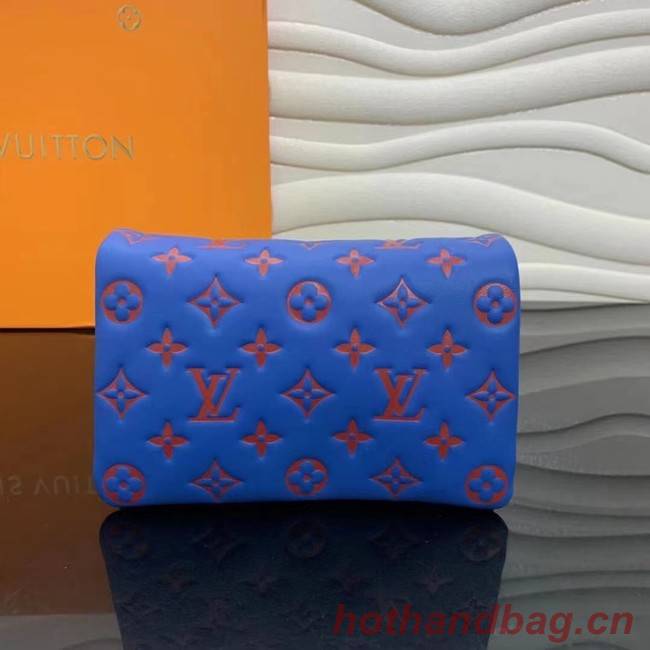 Louis Vuitton POCHETTE COUSSIN M80743 Blue & Red
