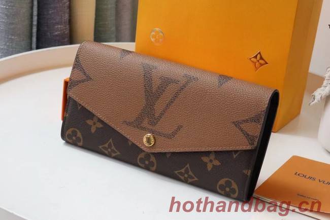 Louis Vuitton ZOE WALLET M80724 brown