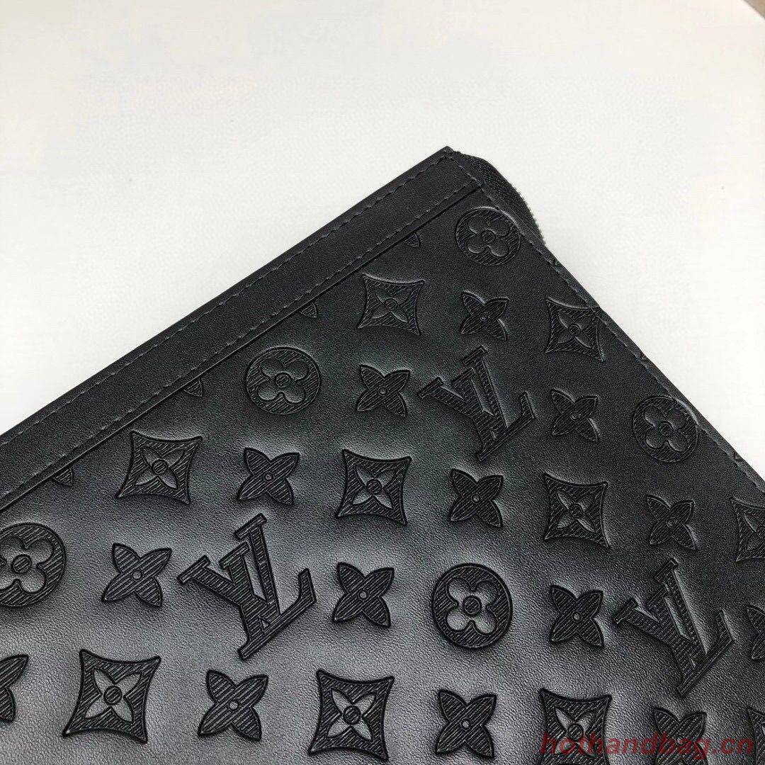 Louis Vuitton Monogram Eclipse POCHETTE VOYAGE MM M61692 Black