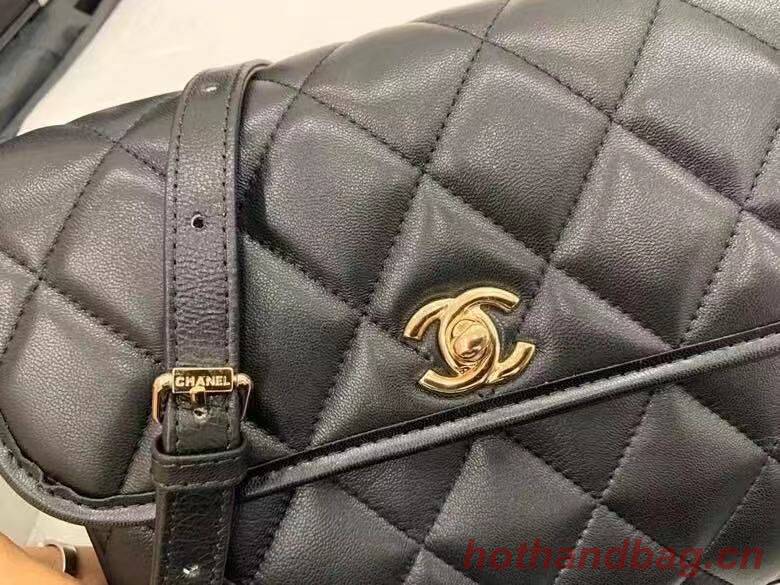 Chanel Cross-body Original Leather Bag AS2447 Black