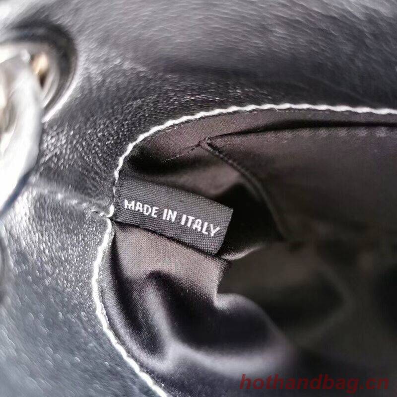 miu miu Matelasse Nappa Leather Shoulder Bag 5BD188 Silver
